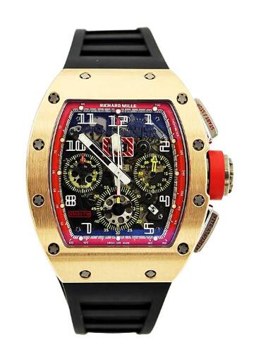 Best Richard Mille RM011 Felipe Massa Flyback Rose Gold Replica Watch